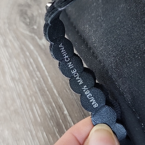 Jessica Simpson Karlee Thong Flat Sandals Black 8M - Picture 5 of 7